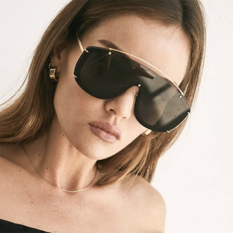 Spykay™ SG60885 One-piece Oversized Aviator Sunglasses - image 6