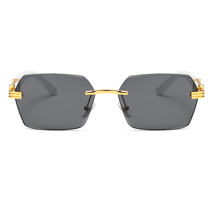 Spykay™ SG60746 Rimless Geometric Frame Tinted Sunglasses - image 9