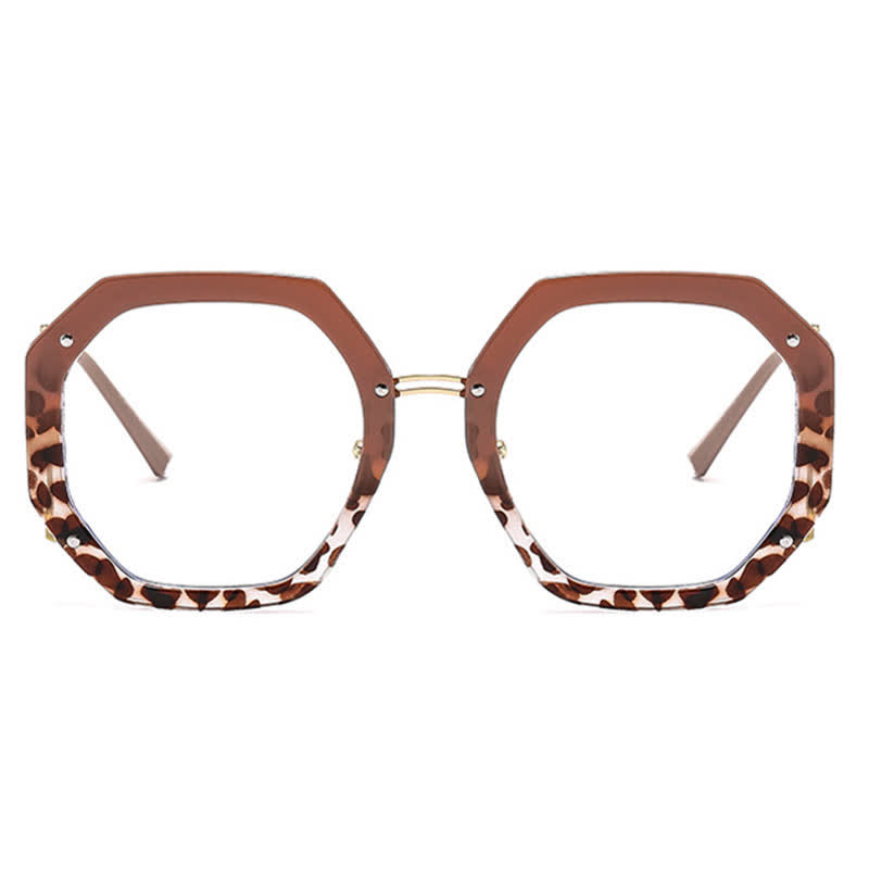 Spykay™ EG26764 Oversized Geometric Frame Anti-blue Light Glasses