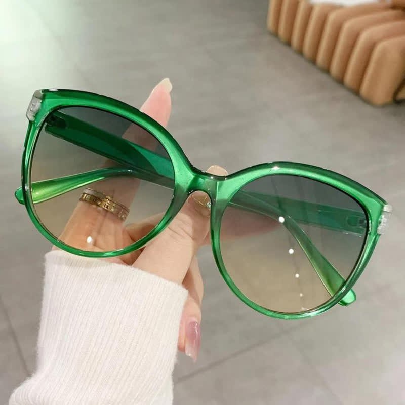 Spykay™ SG60930 Cat-Eye Oversized Frame Hipster Sunglasses