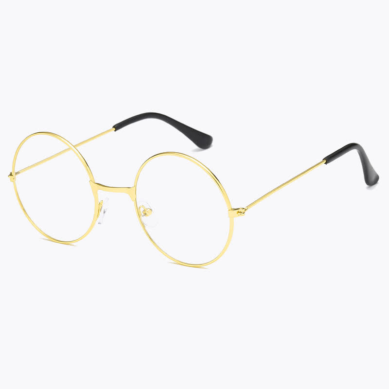 Spykay™ EG26874 Retro Round Frame Metal Anti-blue Light Glasses for Women Men - Golden - image 6