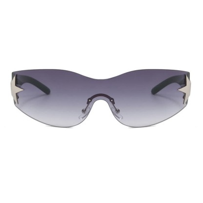 Spykay™ SG60726 Star One-piece Rimless Y2K Cyberpunk Aviator Sunglasses