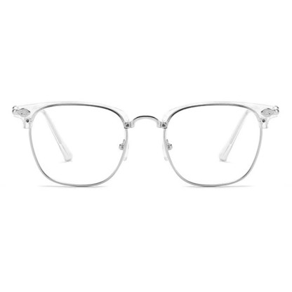 Spykay™ EG26834 Semi-Rimless Unisex Retro Square Frame Anti-blue Light Browline Glasses - image 6