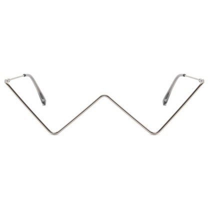 Spykay™ EG26881 Trendy Lensless Rhinestone Decor Semi-Rimless Glasses - image 19