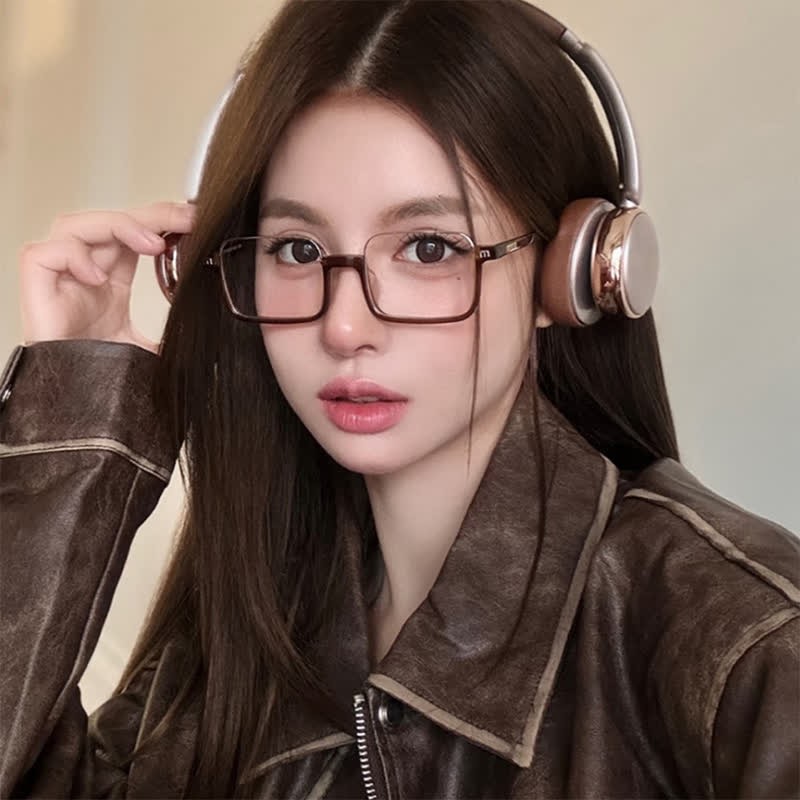 Spykay™ EG26808 Semi-Rimless Square Frame Anti-blue Light Retro-Vintage Glasses