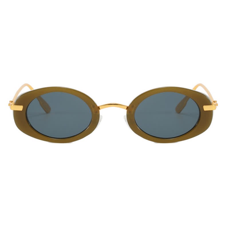Spykay™ SG60840 Vintage Small Oval Frame Sunglasses