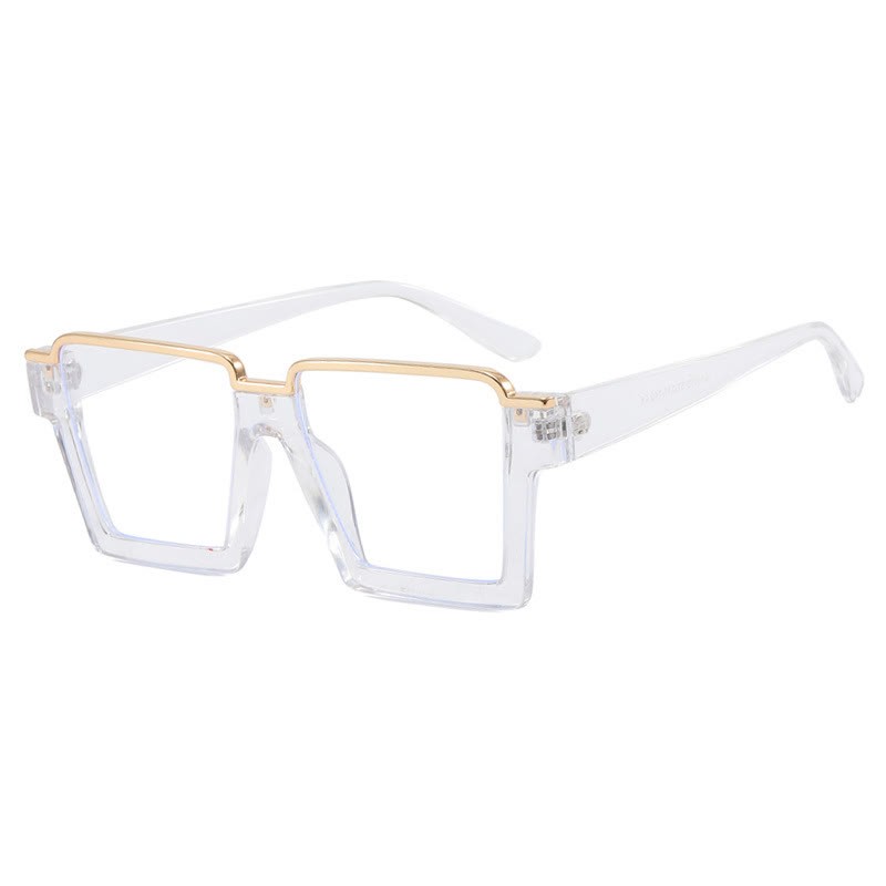 Spykay™ EG26785 Square Frame Trendy Semi-Rimless Anti-blue Light Glasses