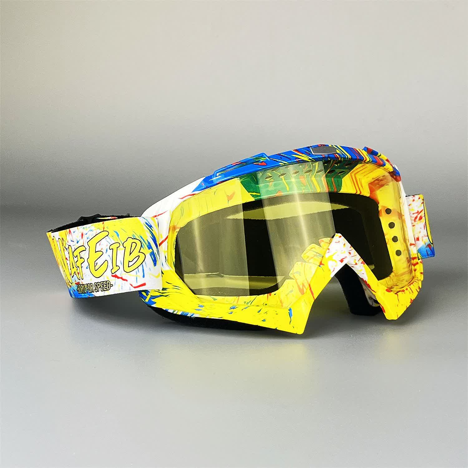 Spykay™ SG60966 Fashion Ski OFF-ROAD Goggles for Men Women  - Yellow/Yellow - image 12