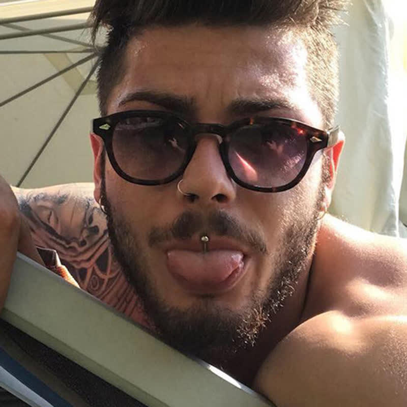 Spykay™ SG60725 Round Frame Fashion Sunglasses - Leopard Print/Grey - image 11