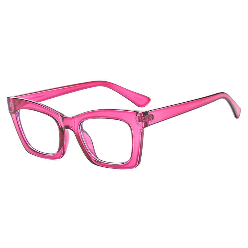 Spykay™ EG26879 Anti-blue Light Square Thick Frames Fashion Eyeglasses - Rose Red - image 15