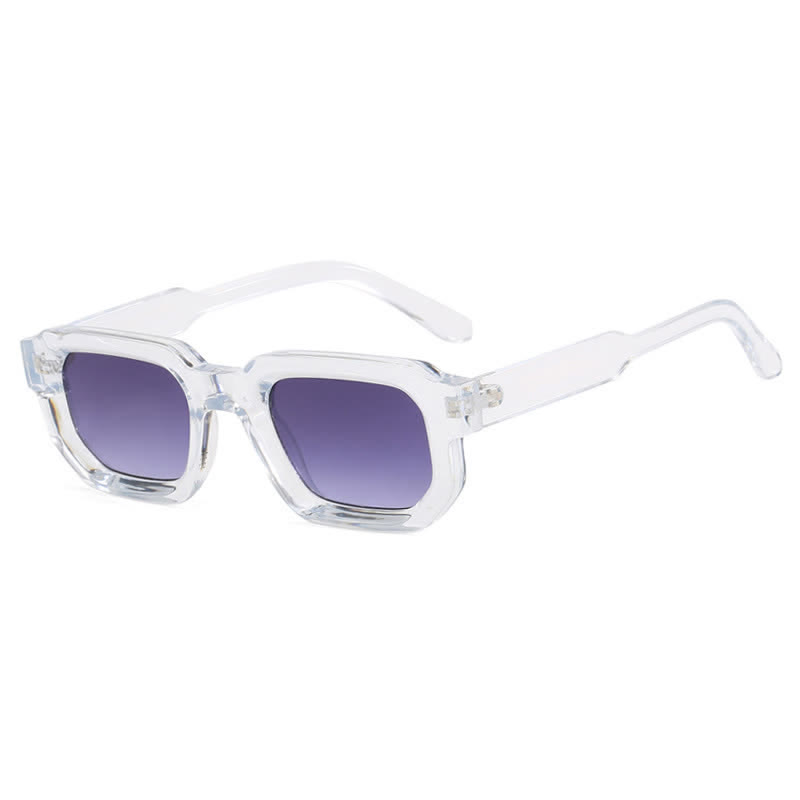 Spykay™ SG60700 Small Rectangle Frames Vintage Sunglasses - Transparent/Grey - image 24
