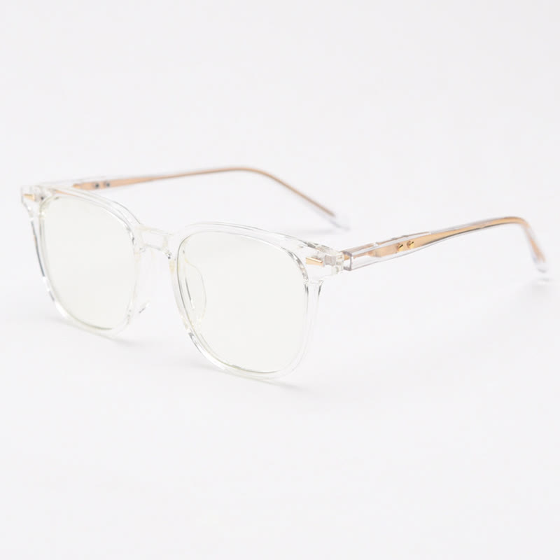 Spykay™ EG26868 Large Square Frame Anti-blue Light Retro Classic Glasses  - Clear - image 6