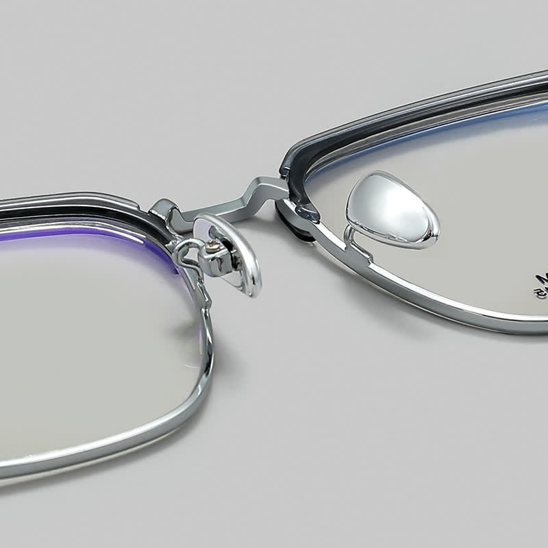 Spykay™ EG26899 Simple Anti-blue Light Square Frame Browline Glasses - image 11