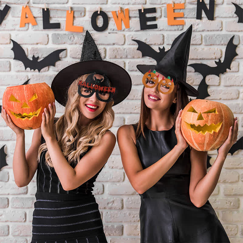 Spykay™ EG26830 Halloween Spooky Bat Pumpkin Skull Glasses for Adult Children - image 3