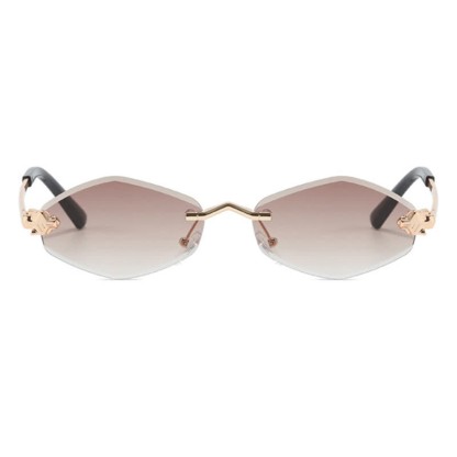 Spykay™ SG60684 Rhombus Frame Rimless Sunglasses - image 3