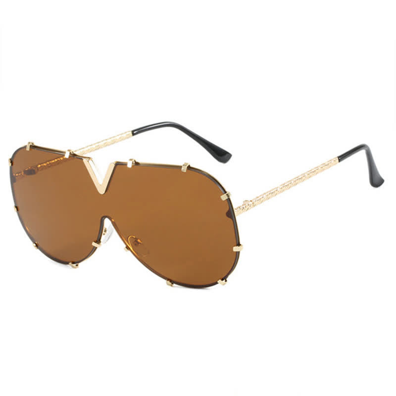 Spykay™ SG60833 'V' Design Hipster Aviator Sunglasses