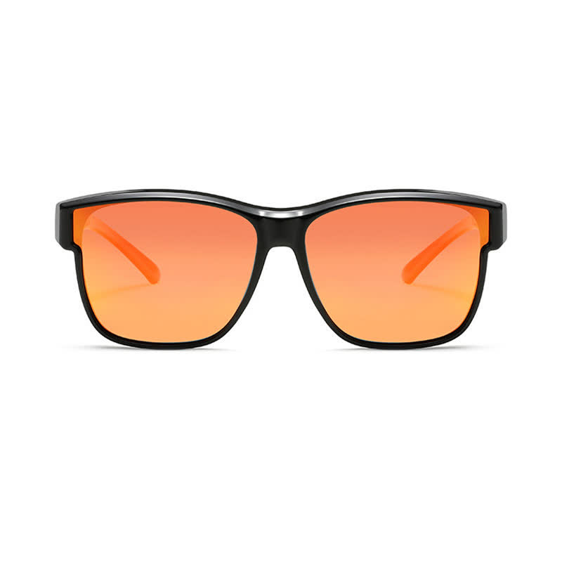 Spykay™ SG61038 Fit Over Glasses Square Frame Polarized Sunglasses - image 6