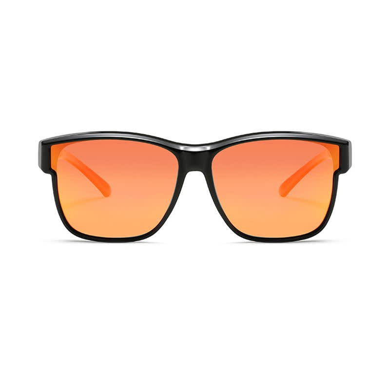 Spykay™ SG61038 Fit Over Glasses Square Frame Polarized Sunglasses - image 6