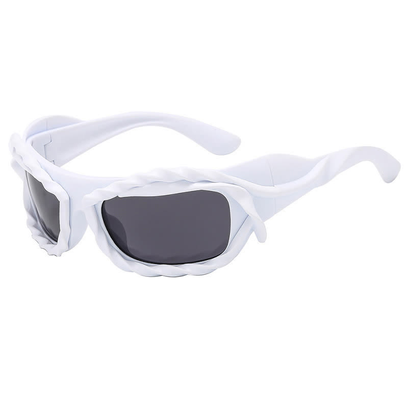 Spykay™ SG60918 Retro-Vintage Sports Party Y2K Sunglasses - White - image 17