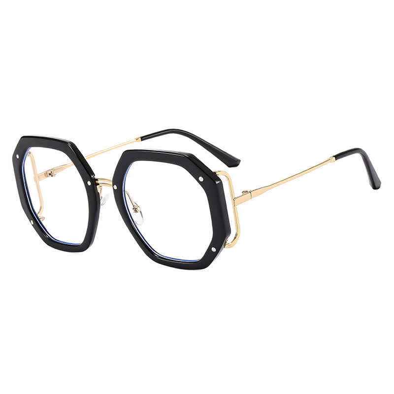 Spykay™ EG26764 Oversized Geometric Frame Anti-blue Light Glasses