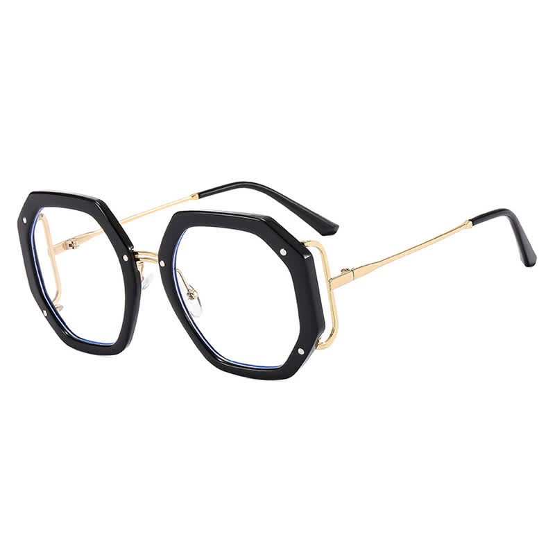 Spykay™ EG26764 Oversized Geometric Frame Anti-blue Light Glasses