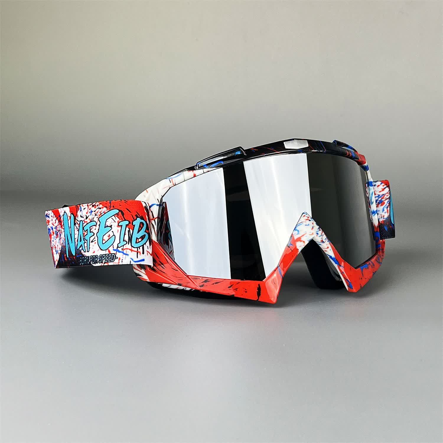Spykay™ SG60966 Fashion Ski OFF-ROAD Goggles for Men Women  - Red/Silver - image 17