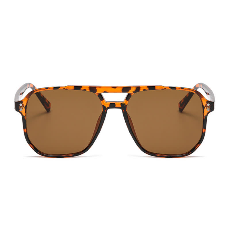 Spykay™ SG60735 Vintage Double Bridges Tinted Aviator Sunglasses - image 17