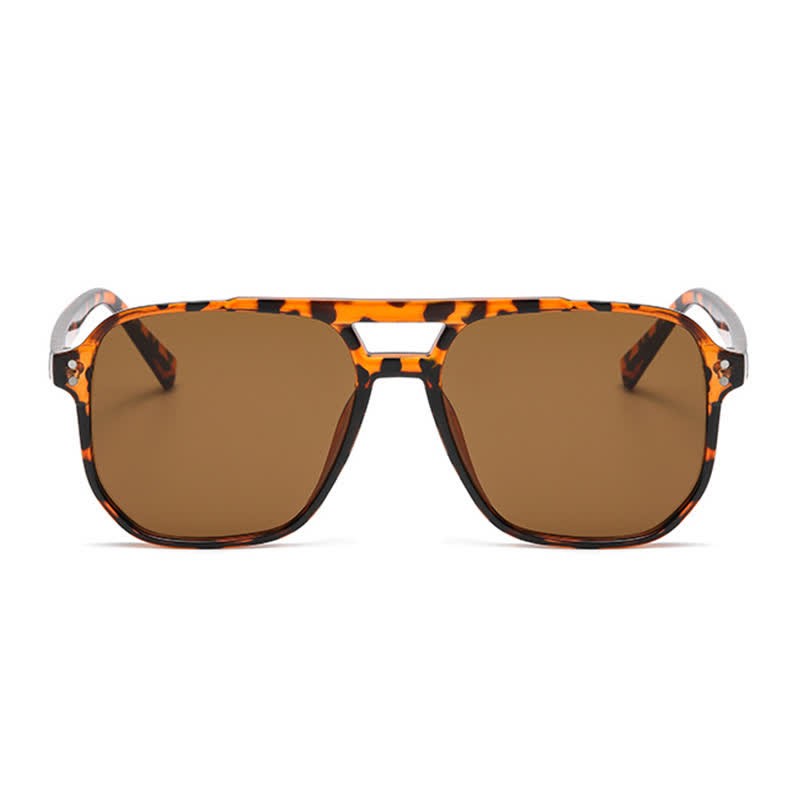 Spykay™ SG60735 Vintage Double Bridges Tinted Aviator Sunglasses - image 17