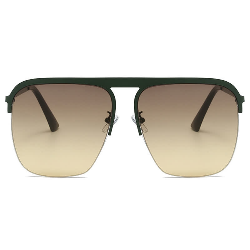 Spykay™ SG60864 Square Frame Semi-Rimless Oversized Sunglasses - image 11