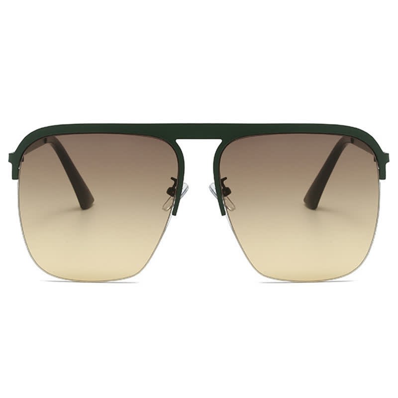 Spykay™ SG60864 Square Frame Semi-Rimless Oversized Sunglasses - image 11