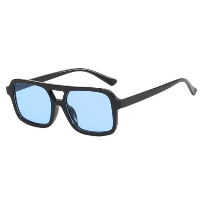 Spykay™ SG60851 Double Bridges Square Frame Retro Sunglasses