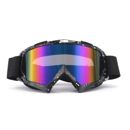 Spykay™ SG60982 Retro Over Glasses Windproof Ski Goggles Motorcycle Goggles for Men Women  - Black/Multicolor - image 8