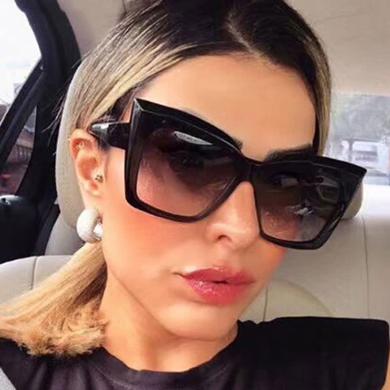 Spykay™ SG60839 Vintage Cat-Eye Oversized Frame Sunglasses