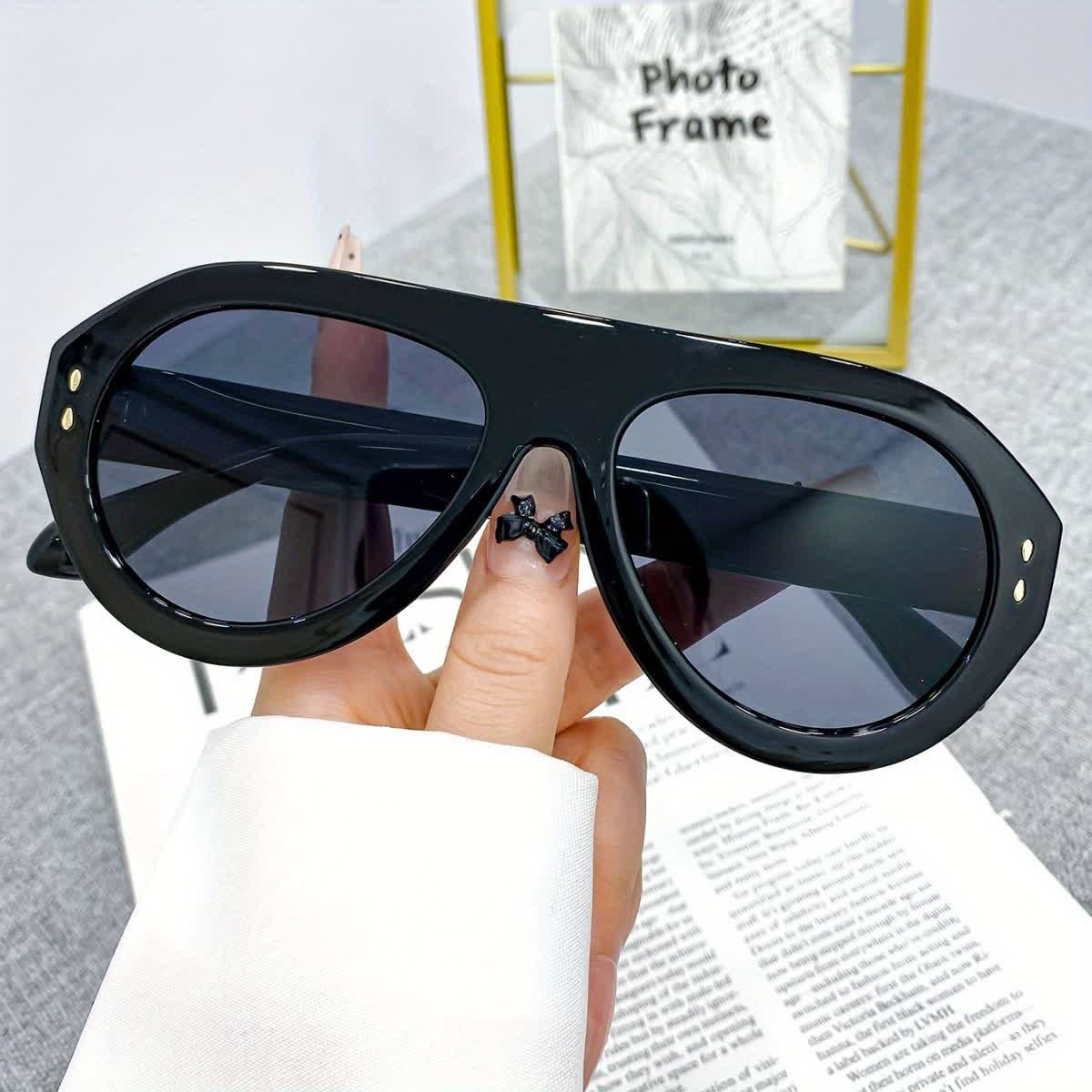 Spykay™ SG60756 Women's Hipster Aviator Sunglasses - Black - image 10