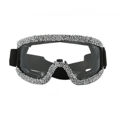 Spykay™ SG61047 Full Rhinestone Decor Unisex Windproof Motorcycle Goggle, Ski Goggles For Outdoor Activities - image 8