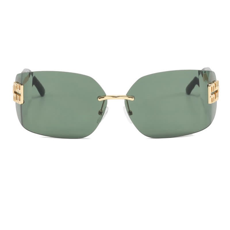 Spykay™ SG60676 Y2K Rectangle Frame Rimless Sunglasses - image 16