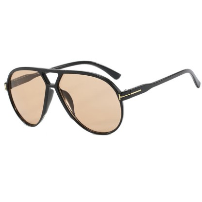 Spykay™ SG60858 Double Bridges 'T' Design Oversized Frame Hipster Aviator Sunglasses