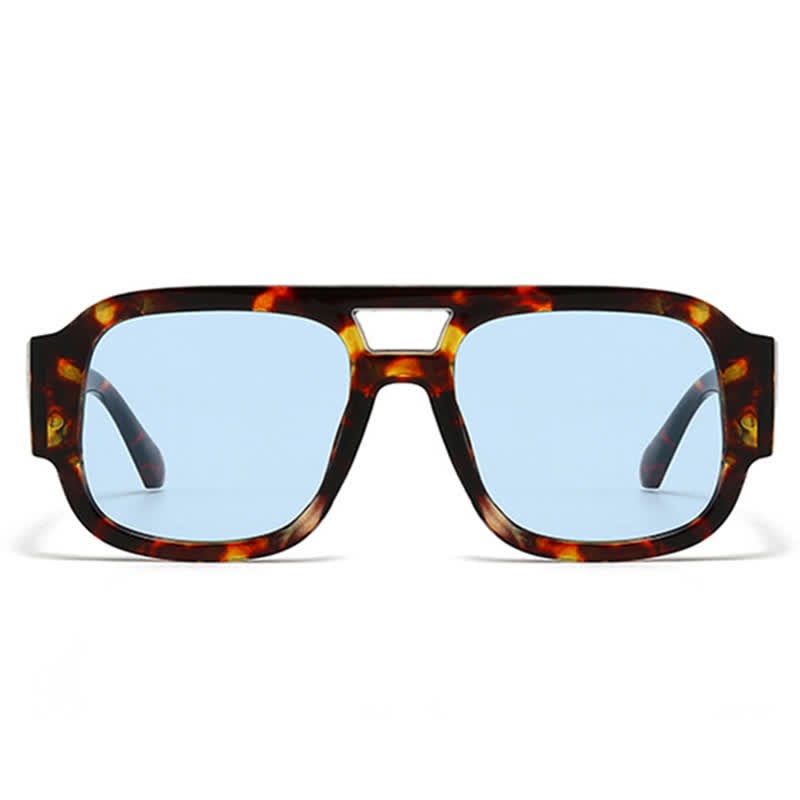 Spykay™ SG61016 Square Frame Double Bridges Classic Thick Sunglasses - image 11