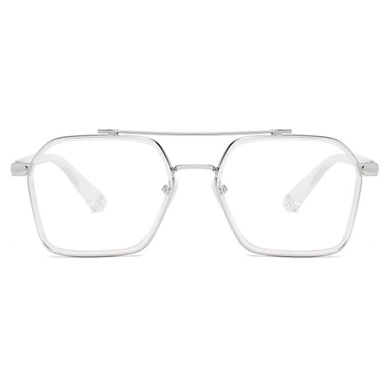 Spykay™ EG26920 Unsiex Square Frame Anti-blue Light Double Bridges Retro Glasses - image 18