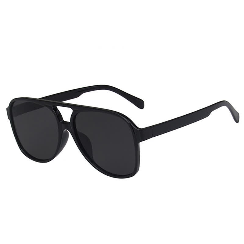 Spykay™ SG60670  Double Bridges Fashion Aviator Sunglasses - Black - image 32