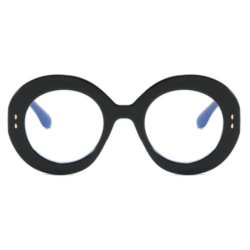 Spykay™ EG26784 Simple Oversized Round Frame Anti-blue Light Trendy Glasses