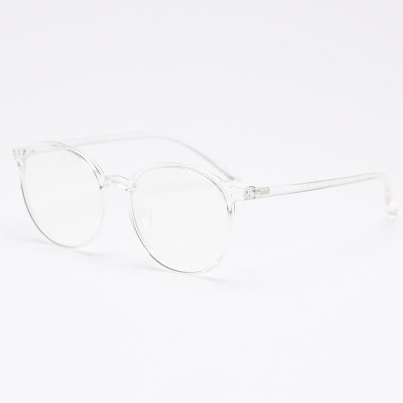 Spykay™ EG26865 Large Round Frame Anti-blue Light Simple Classic Lightweight Glasses  - Clear - image 3
