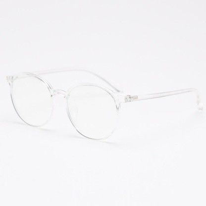 Spykay™ EG26865 Large Round Frame Anti-blue Light Simple Classic Lightweight Glasses  - Clear - image 3