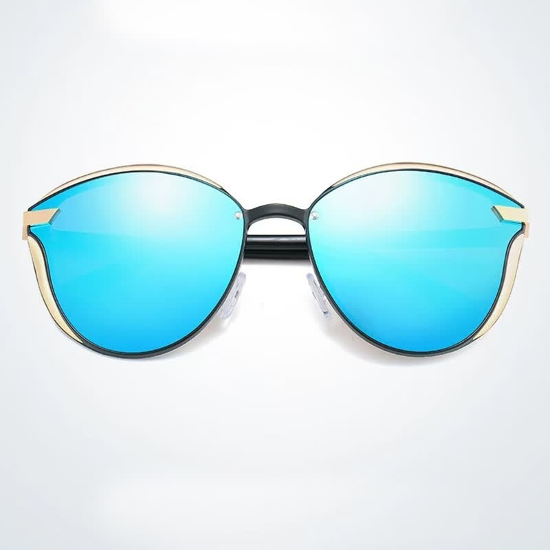 Spykay™ SG60950 Polarized Vintage Round Frame Mirror Lenses Trendy Sunglasses - image 9
