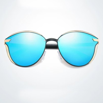 Spykay™ SG60950 Polarized Vintage Round Frame Mirror Lenses Trendy Sunglasses - image 9