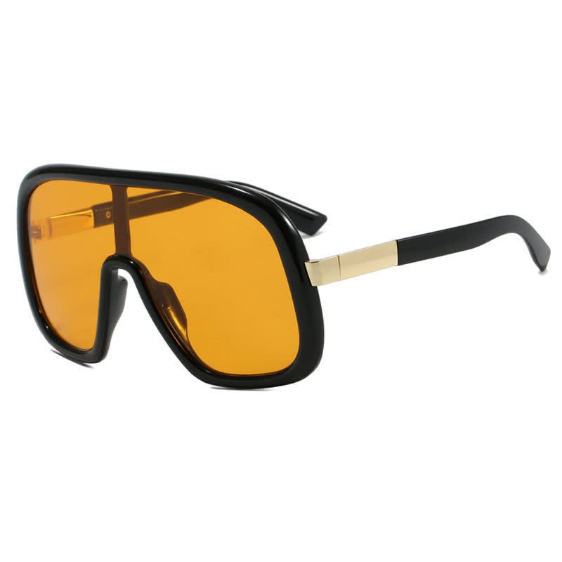 Spykay™ SG60952 Flat Top Double Bridges Oversized Trendy Aviator Sunglasses - Orange - image 7