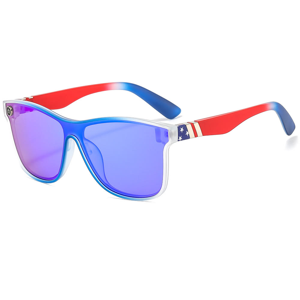 Spykay™ SG1022 Women's Streamlined Sunglasses, Summer Personality Coating Gradient Reflective Oversized Sunglasses