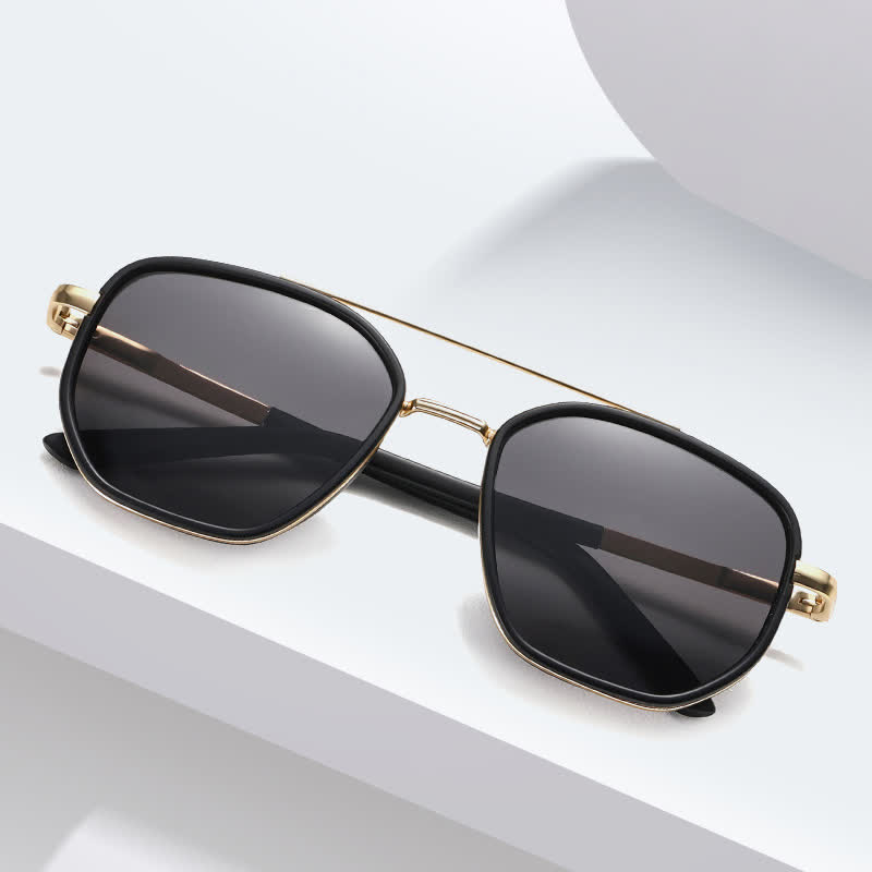 Spykay™ SG60733 Geometric Frame Double Bridges Driving Polarized Sunglasses - image 4