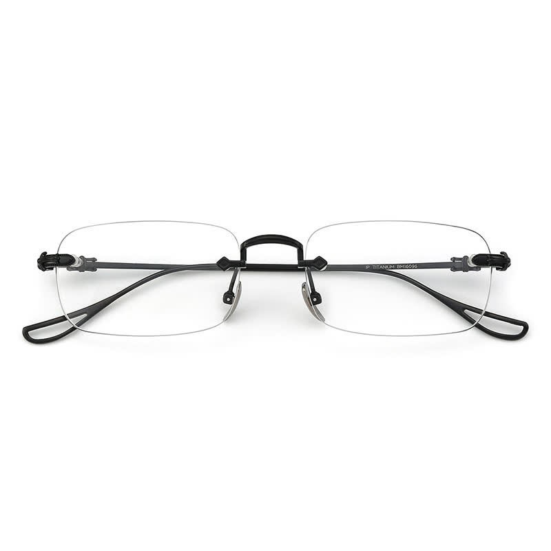 Spykay™ EG26923 Retro Gothic Cross Unisex Rimless Titanium Frame Anti-blue Light Glasses - image 4