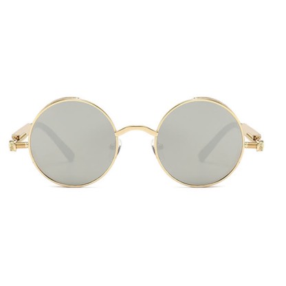 Spykay™ SG60945 Retro Punk Round Frame Spring Temples Sunglasses - image 13